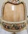 Cream 1920s Attributed to Miller Polychrome Slag Glass Boudoir Lamp For Sale - Image 8 of 10