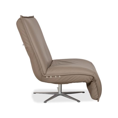Beige Leather Epos Armchair with Electric Function from Koinor For Sale - Image 15 of 18