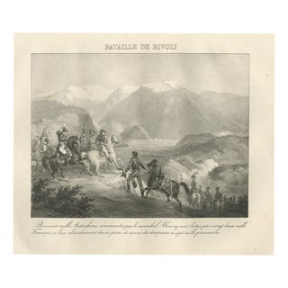 Battle of Rivoli, Bonaparte Among the Mountains, 1827, Paper For Sale