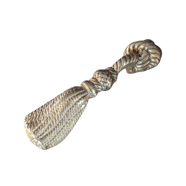 Italian Brass Tassel Pom Pom Bottle Opener In the Style of Hermes 5" Long No markings on piece, but was made in Italy