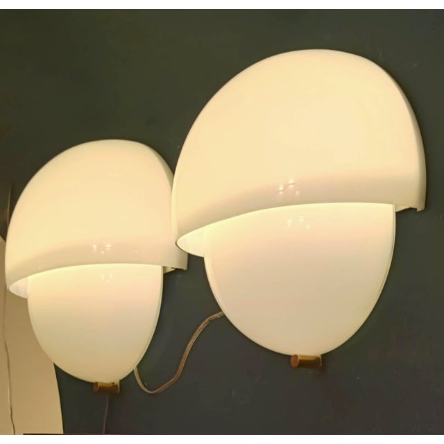 Metal Mania Wall Lamps by Vico Magistetti for Artemide, Italy, 1960s, Set of 2 For Sale - Image 7 of 9