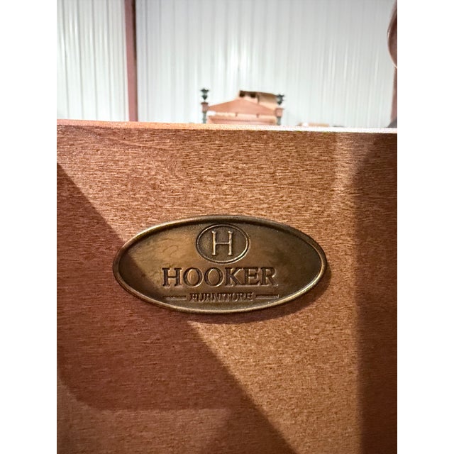 Vintage Hooker Seven Seas Cherry Lateral Filing Cabinet in the European Manor Style For Sale - Image 9 of 9