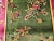 Green Vintage Chinese Art Deco Area Rug, Floral Design, Sage Green & Purple For Sale - Image 8 of 12