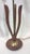 Mid-Century Modern 1950s Mid Century Modern Sculptural Walnut Table Lamp For Sale - Image 3 of 4