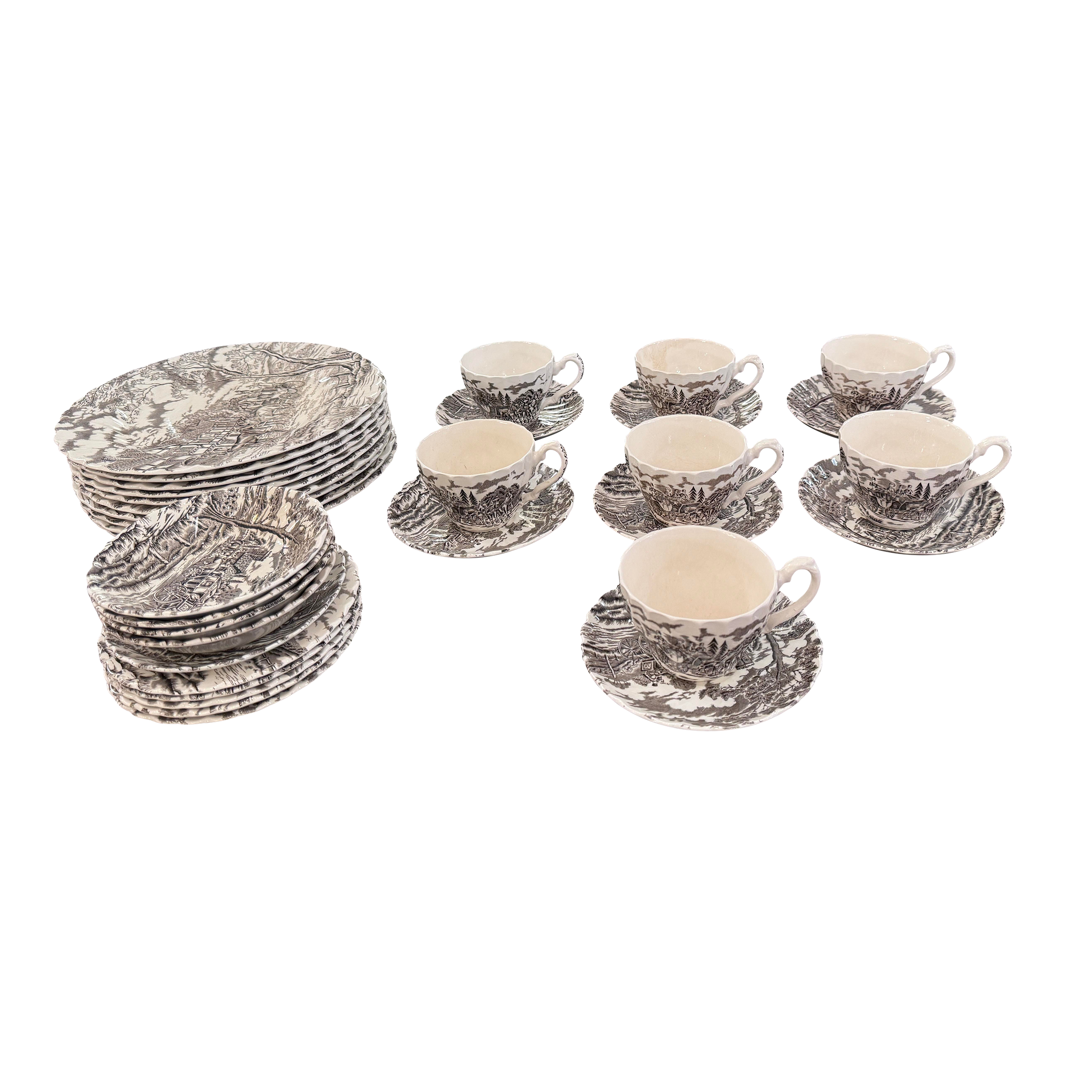 Royal Mail Myott Staffordshire Thirty-Four Porcelain Ironware - 34 Piece Set - image 0