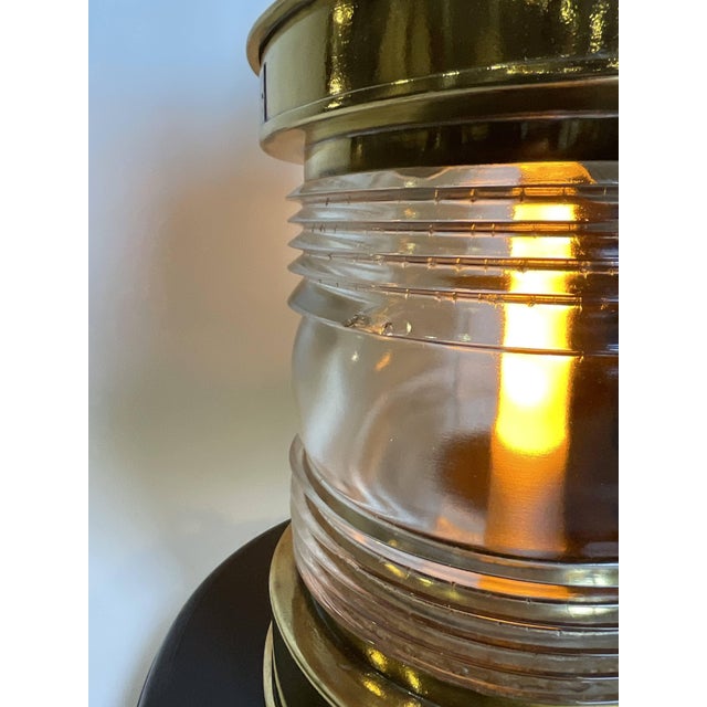 Solid Brass Ships Masthead Lantern For Sale - Image 10 of 11