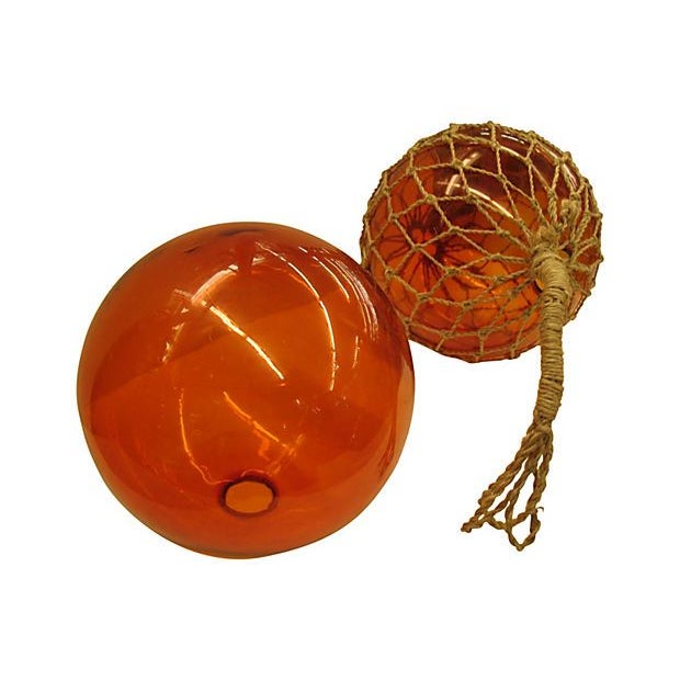 Large Glass Fishing Floats Chairish