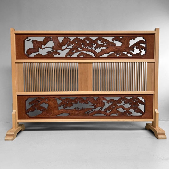 Vintage Japanese Room Divider, 1920s For Sale - Image 16 of 17