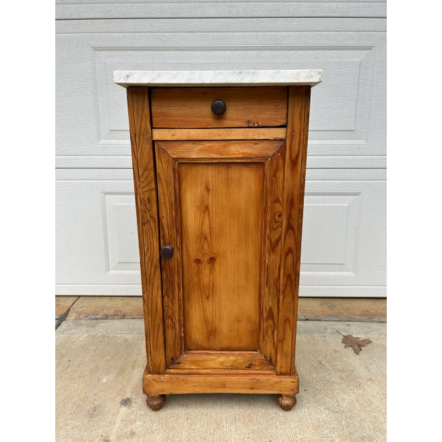 Chocolate Late 19th Century Pine Cabinet For Sale - Image 8 of 8