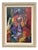 Eric Lo, Villagers, 1950s, Oil on Canvas, Framed For Sale