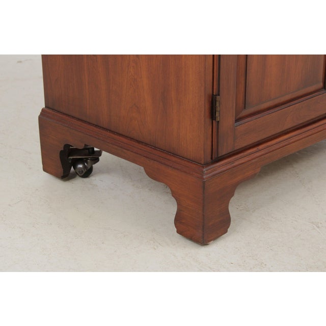 Henkel Harris Cherry Flip Top Server Cabinet For Sale - Image 14 of 18