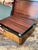 Late 19th Century Vintage Wood Inlay Writing Desk With Inkwells For Sale - Image 5 of 14