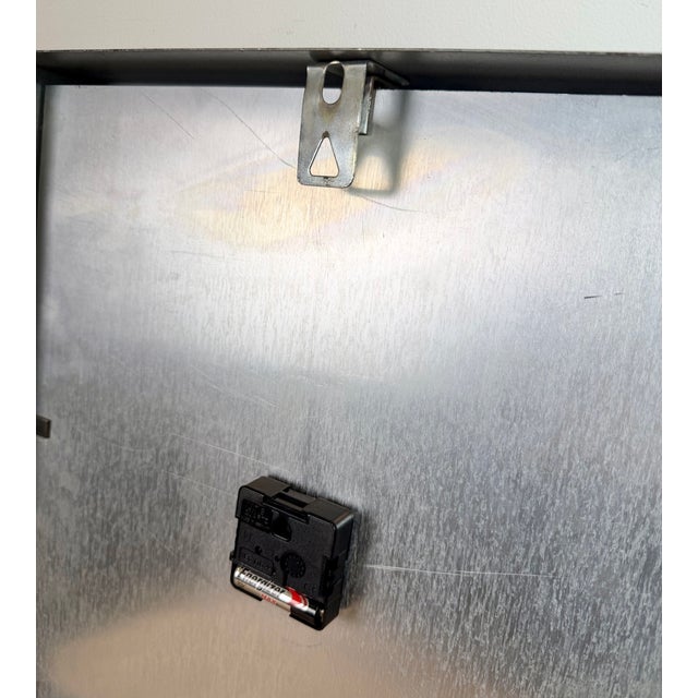 Large Grey Square Wall Clock from Pragotron, 1970s For Sale - Image 17 of 18