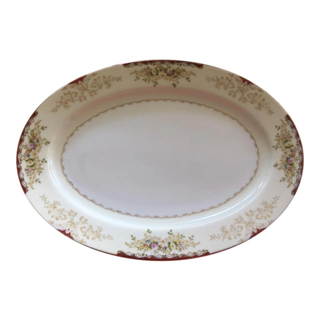 Royal Embassy Reno Pattern Oval Serving Platter For Sale