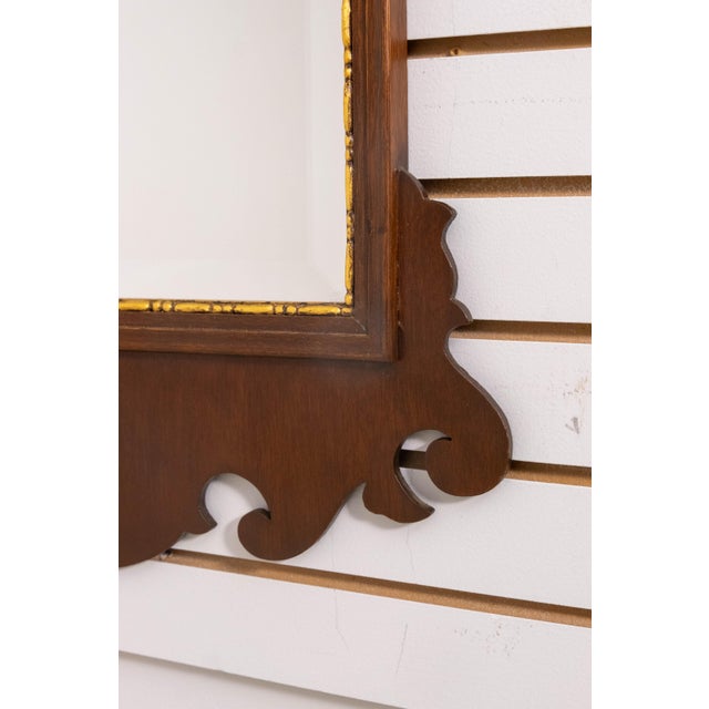 Friedman Brothers Chippendale Mahogany With Gold Mirror For Sale In Philadelphia - Image 6 of 8