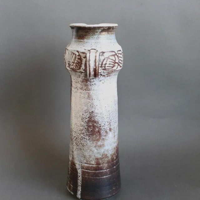 Large Vintage French Decorative Vase by Michel and Nicole Anasse, 1960s For Sale - Image 3 of 18