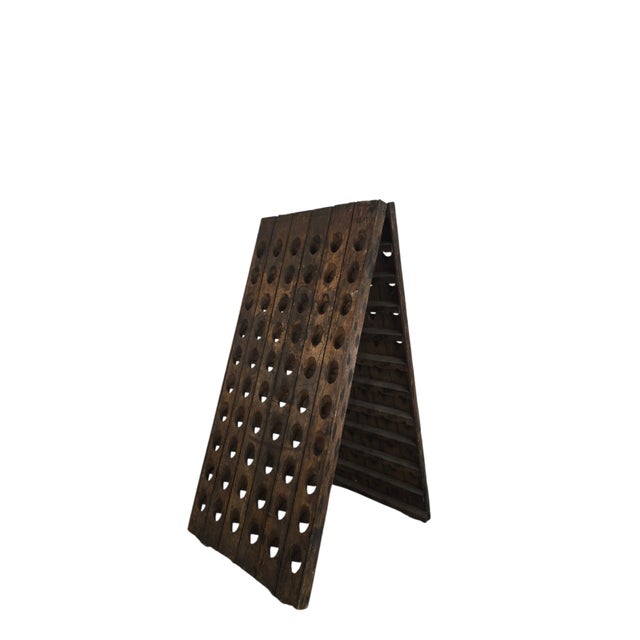 French Oak Champagne Riddling Rack, 1971 For Sale - Image 3 of 7