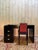 Art Deco Style Black Lacquered Desk and Chair, Set of 2 For Sale - Image 4 of 11