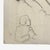 Realism Anthony Ferrara - Vintage Portrait of a Young Girl, Signed (1950, Charcoal on Paper) For Sale - Image 3 of 4