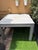 Modern Rh Belvedere Teak Grey Square Dining Table For Sale - Image 3 of 6