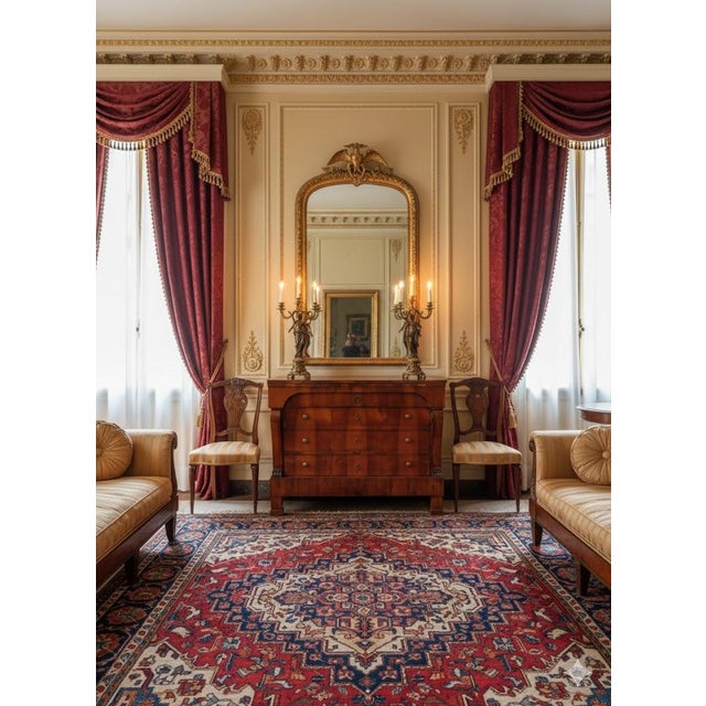 Empire Chest of Drawers 1830 in Walnut Veneer For Sale - Image 13 of 14