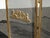 Vintage French Provincial Ribbons Love Birds Gold Brass Fireplace Screen #2 For Sale - Image 9 of 14