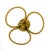 Metal Vintage Gold Finished Metal Three-Ring Guest Towel Holder – Hollywood Regency / Neoclassical For Sale - Image 7 of 12