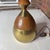 Tony Paul for Westwood Studio Sculptural Mahogany & Brass Table Lamp, Mid-Century Modern 1950s For Sale In Savannah - Image 6 of 12