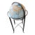 Replogle “World Classic” Floor Globe on Tall Black Metal Stand – Model Rg-2807 “Trafalgar” For Sale