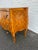 Early 20th Century Vintage Italian Rococo Style Burl Wood Marquetry Commode With Cabriole Legs For Sale - Image 5 of 12
