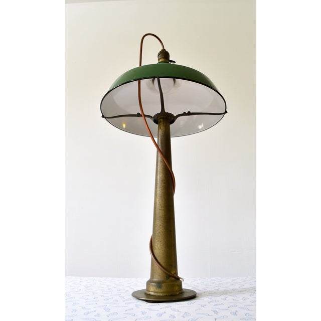Metal 1930s Copper Vine Table Lamp From Chimera Watts For Sale - Image 7 of 9