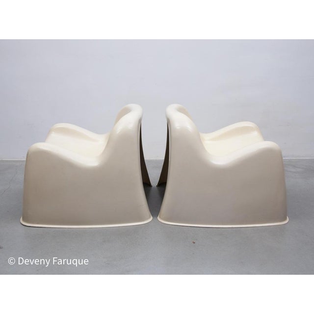 Set of Space Age Toga Lounge Chairs attributed to Sergio Mazza for Artemide, 1968 For Sale - Image 10 of 17