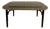 Chinoiserie English Faux Bamboo Black Lacquer & Gilt Coffee Table, Signed Zoltowski For Sale