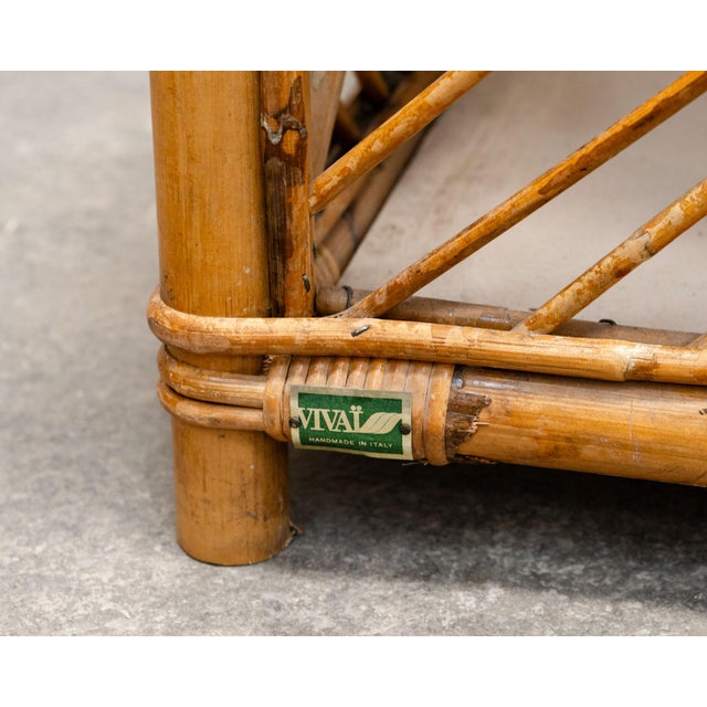 Beige Rattan Baskets from Vivai Del Sud, 1970s, Set of 2 For Sale - Image 8 of 10