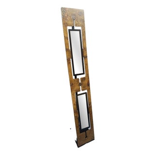 Bronze Mirror with Self-Supporting Structure, 1970s For Sale