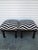 Traditional Vintage Zebra Stripe Footstool Ottoman - Each For Sale - Image 3 of 11