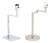 Contemporary Silver-Tone Metal Desk Lamps, 2 For Sale
