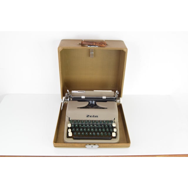 Mid-Century Modern Mid-Century Typewriter from Zeta, 1950s For Sale - Image 3 of 18