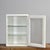 Vintage Glass and Wooden Medicine Cabinet, 1930 For Sale - Image 4 of 12