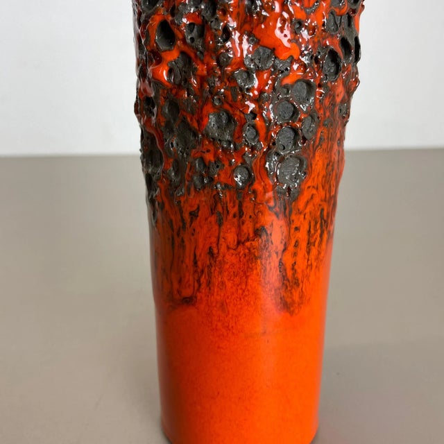 German Glaze Ceramic Studio Pottery Vase from Otto Keramik, 1970s For Sale - Image 16 of 18
