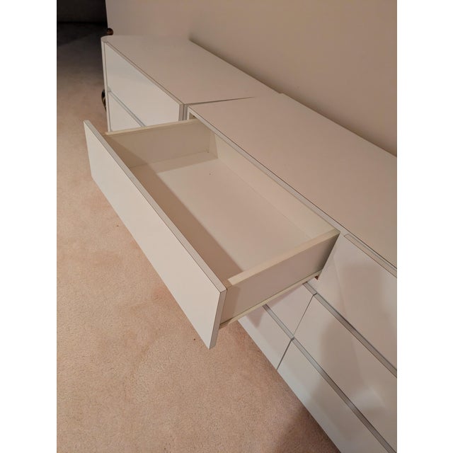 American 1990s White Formica Dresser For Sale - Image 3 of 3