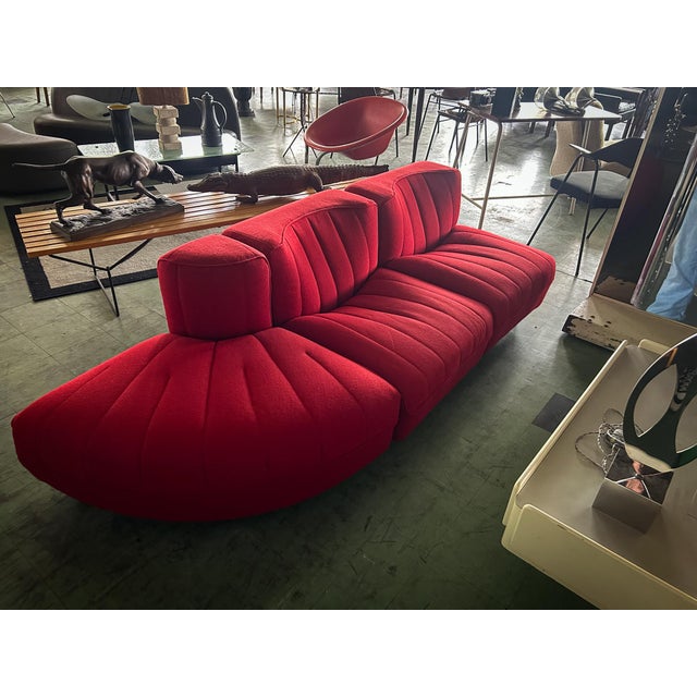 Tito Agnoli Model 9000 Modular Sofa attributed to Tito Agnoli for Arflex, 1970s, Set of 3 For Sale - Image 4 of 4