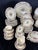 Shabby Chic Rare 56-Piece 1930s J & G Meakin "Pilgrim Sunshine" English Ironstone Dinnerware Service With Hostess Spares - Complete Set for 8 For Sale - Image 3 of 15