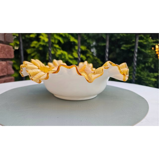 Art Nouveau Glass Serving Dish, 1890s For Sale - Image 5 of 8