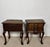 Brown Pair of Spanish Carved Louis XV Style Bedside Tables in Oak, 20th Century For Sale - Image 8 of 16
