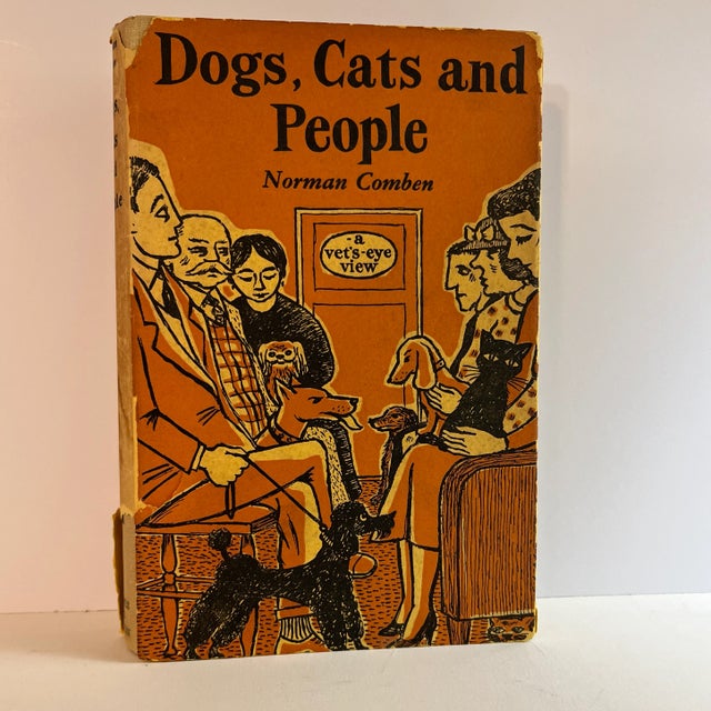 Burnt Orange 1955 Dogs, Cats and People Book For Sale - Image 8 of 8