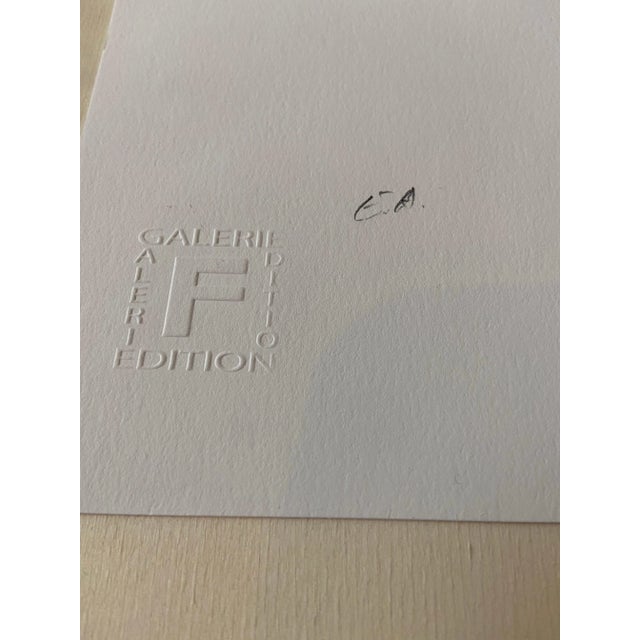 Contemporary Gottfried Honegger, Composition 3 (Purple and Yellow), 2015, Silkscreen For Sale - Image 3 of 6