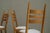 Razorblade Chairs in Oak and Wool by Henning Kjærnulf, 1960s, Set of 4 For Sale - Image 6 of 16