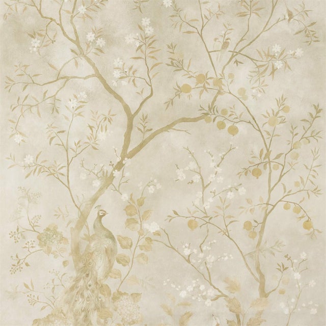 Zoffany Rotherby Wallpaper in Old Gold For Sale