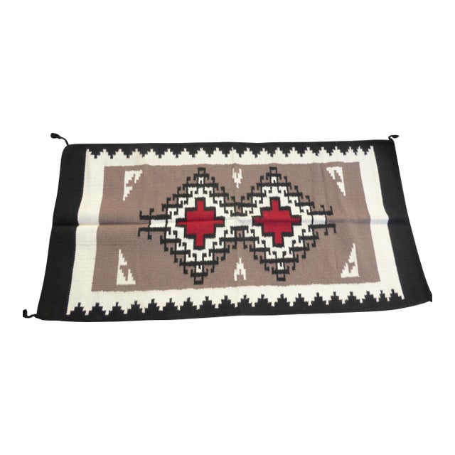 Southwestern Style Geometric Pattern Wool Blanket / Tapestry For Sale